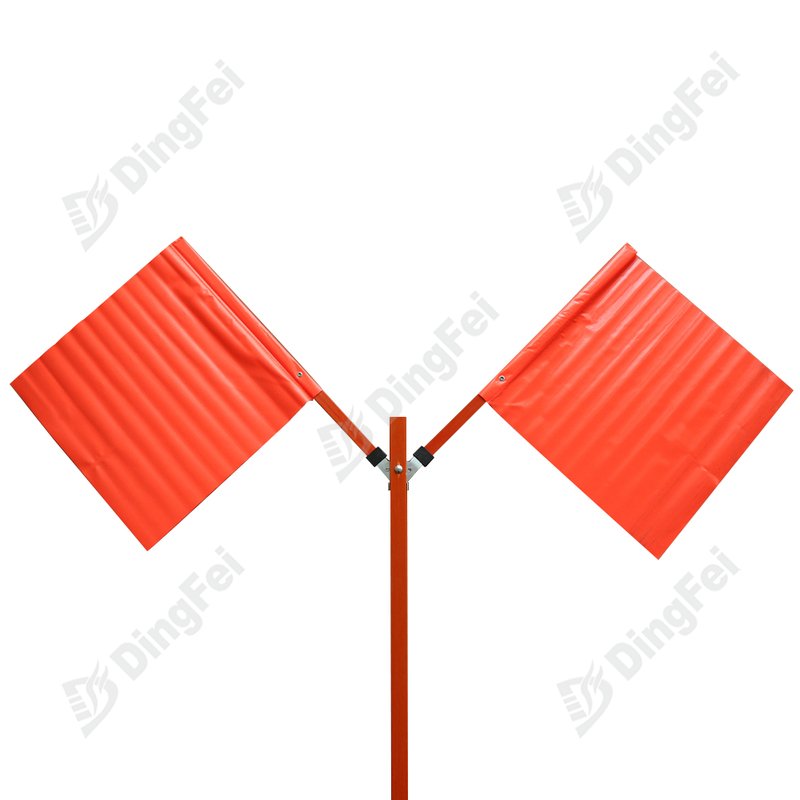 Be Prepared To Stop Roll Up Traffic Sign With Flag - 